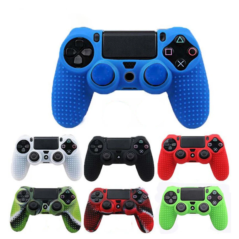 Противоскользящий силиконовый чехол для sony playstation PS4 DS4 Pro, тонкая ручка контроллера, резиновая ручка для геймпада, защитный чехол
