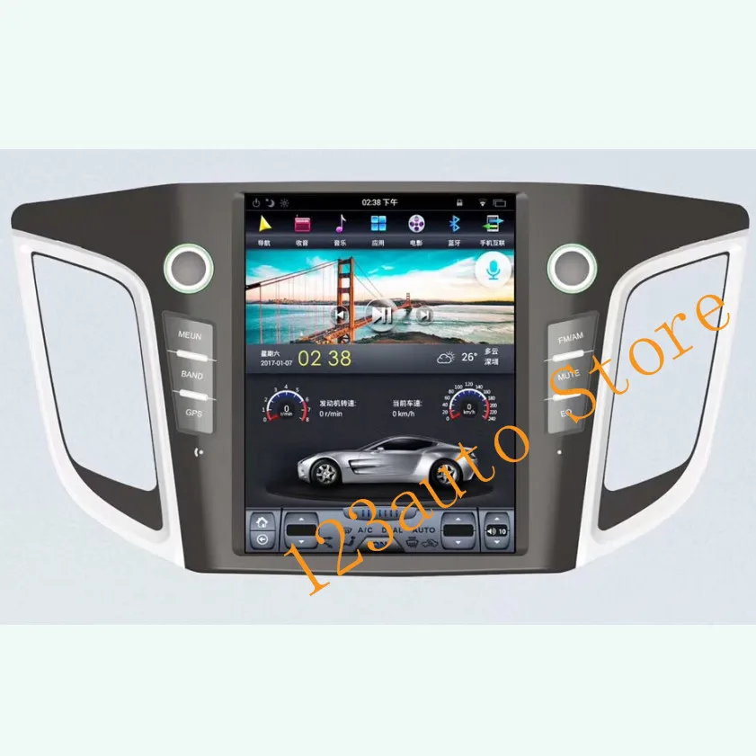 10 4 ''вертикальный экран Tesla Style Android 9 0 автомобильный DVD GPS плеер навигация для