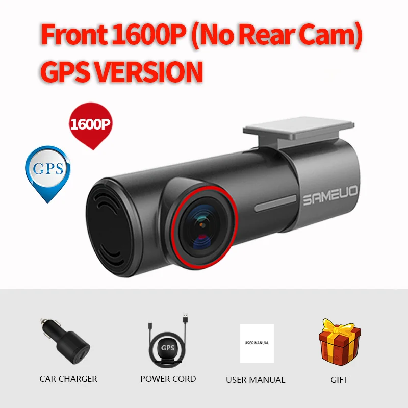 gps device for car SAMEUO U700 Dash Cam Front and Rear Camera Recorder QHD 1944P Car DVR with 2 cam dashcam WiFi Video Recorder 24H Parking Monitor gps for car Vehicle GPS Systems