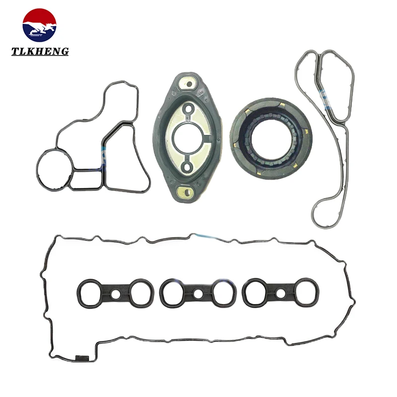 

New Valve Cover Gasket Camshaft Adjuster Oil Seal Set For BMW E81 E87 E88 E87 E82 130i 125i 128I N52N 11127582245 11127559311