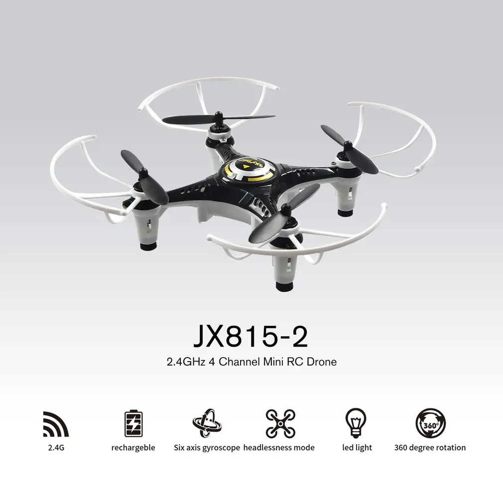 Дрон мини JX815-2 Радиоуправляемый Дрон Квадрокоптер с 4 светодиодный подсветкой Радиоуправляемый вертолет 5-10 мин Время полета Профессиональный Дрон Квадрокоптер Дрон