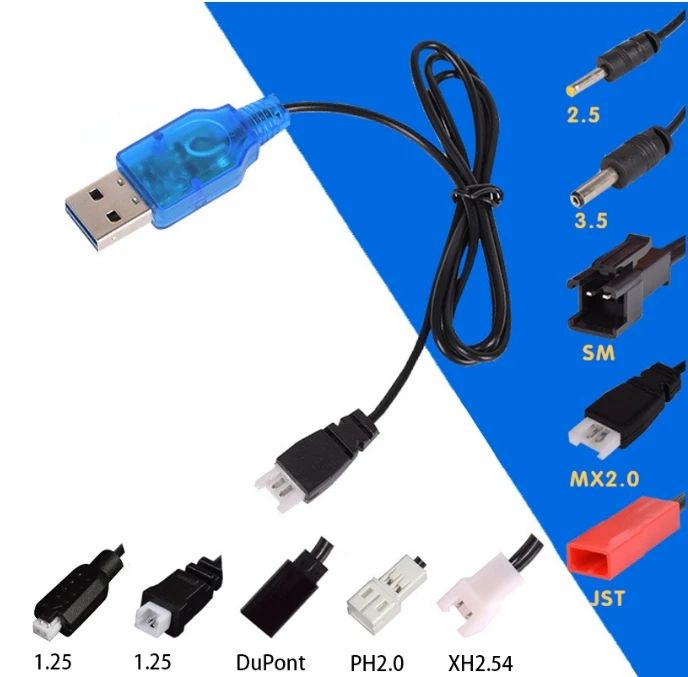3.7v Charger Lipo battery Intelligence USB Drone Electric RC Toys airplane model R/C helicopter Music story machine Charger part