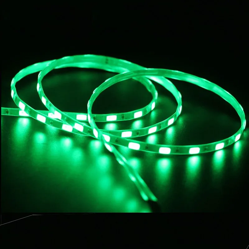 Светодиодные ленты лампы 5630SMD DC12V гибкий светодиодный светящаяся лента 5 м HD ТВ Настольный Экран Подсветка светильник 5 видов цветов 8,13 - Испускаемый цвет: green