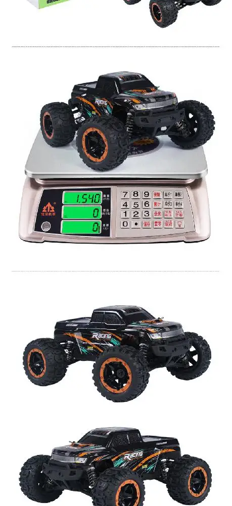 HBX 16889 1:16 4WD радиоуправляемые машины 2,4G Радиоуправление 45 км/ч бесщеточный ру автомобиль игрушка со светодиодный светильник грузовик внедорожник RTR модель VS 9125