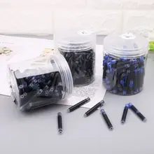 100 sztuk Jinhao uniwersalny czarny niebieski wieczne pióro Sac wkłady 2 6mm wkłady szkolne materiały biurowe tanie tanio NoEnName_Null CN (pochodzenie)