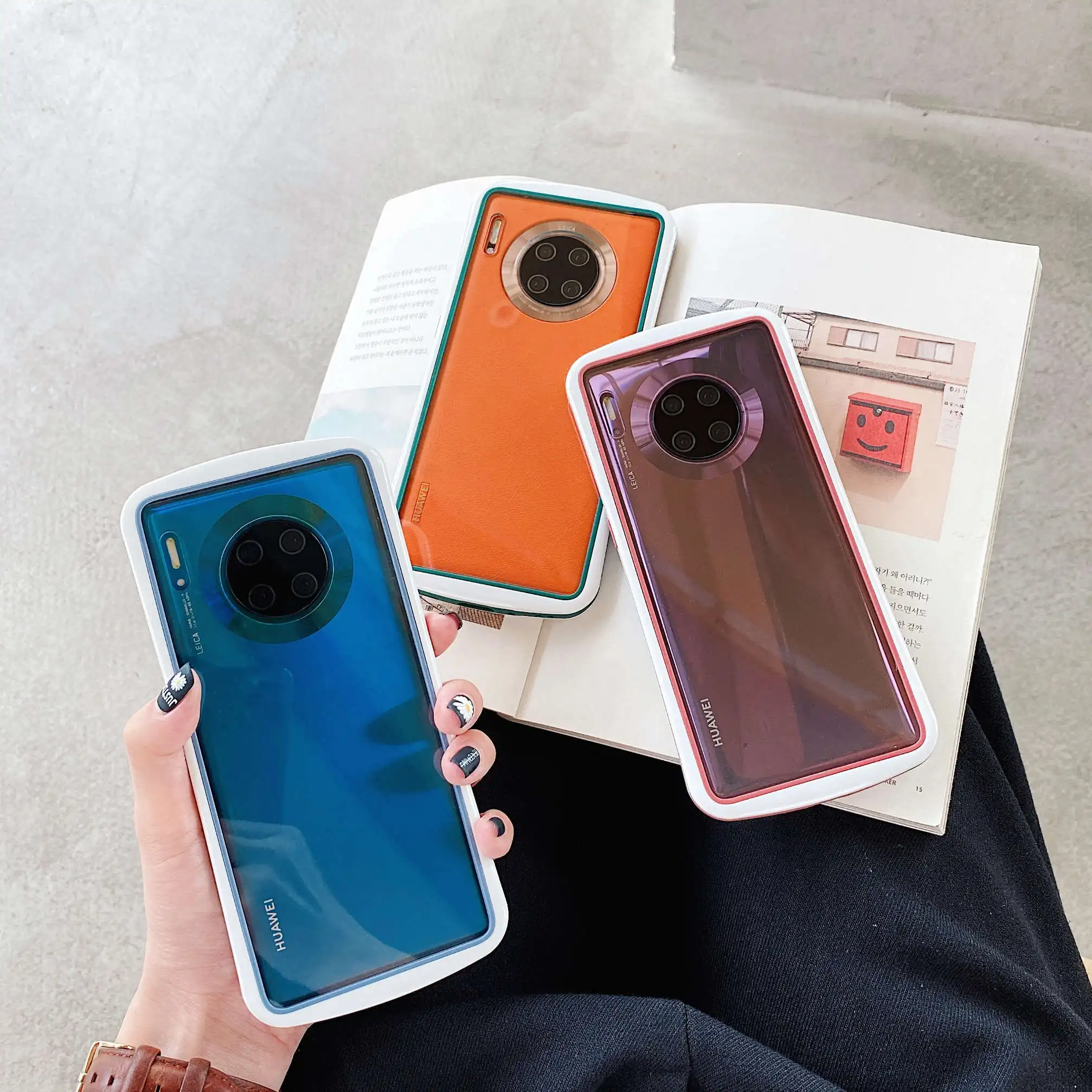 for Huawei Mate 30 Pro Case Bling Mirror Cases Soft TPU Bumper Hard PC Back Full Protective Cover Shockproof Cell | Мобильные
