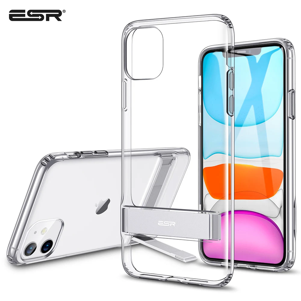 

ESR Phone Case for iPhone 11 11 Pro 11 Pro Max 2019 Cover Vertical and Horizontal Stand Metal Kickstand Case for iPhone 11 2019