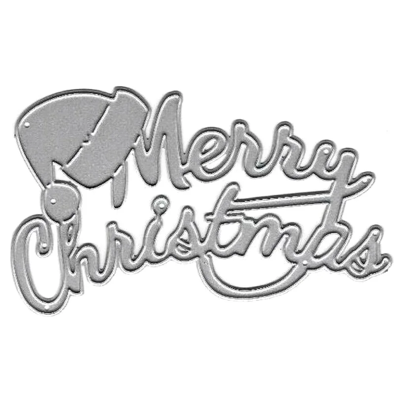 christmas hat Рождество Ночь вырубки металла трафарет для скрапбукинга "сделай сам" карты тиснение инструмент DTT88 - Цвет: christmas hat