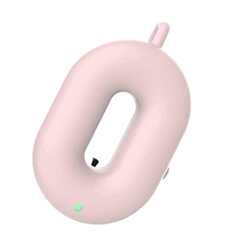 

Personal Wearable Air Purifier Necklace/Mini Portable Air Freshener Ionizer/Negative Ion Generator/Low Noise for Adults Pink