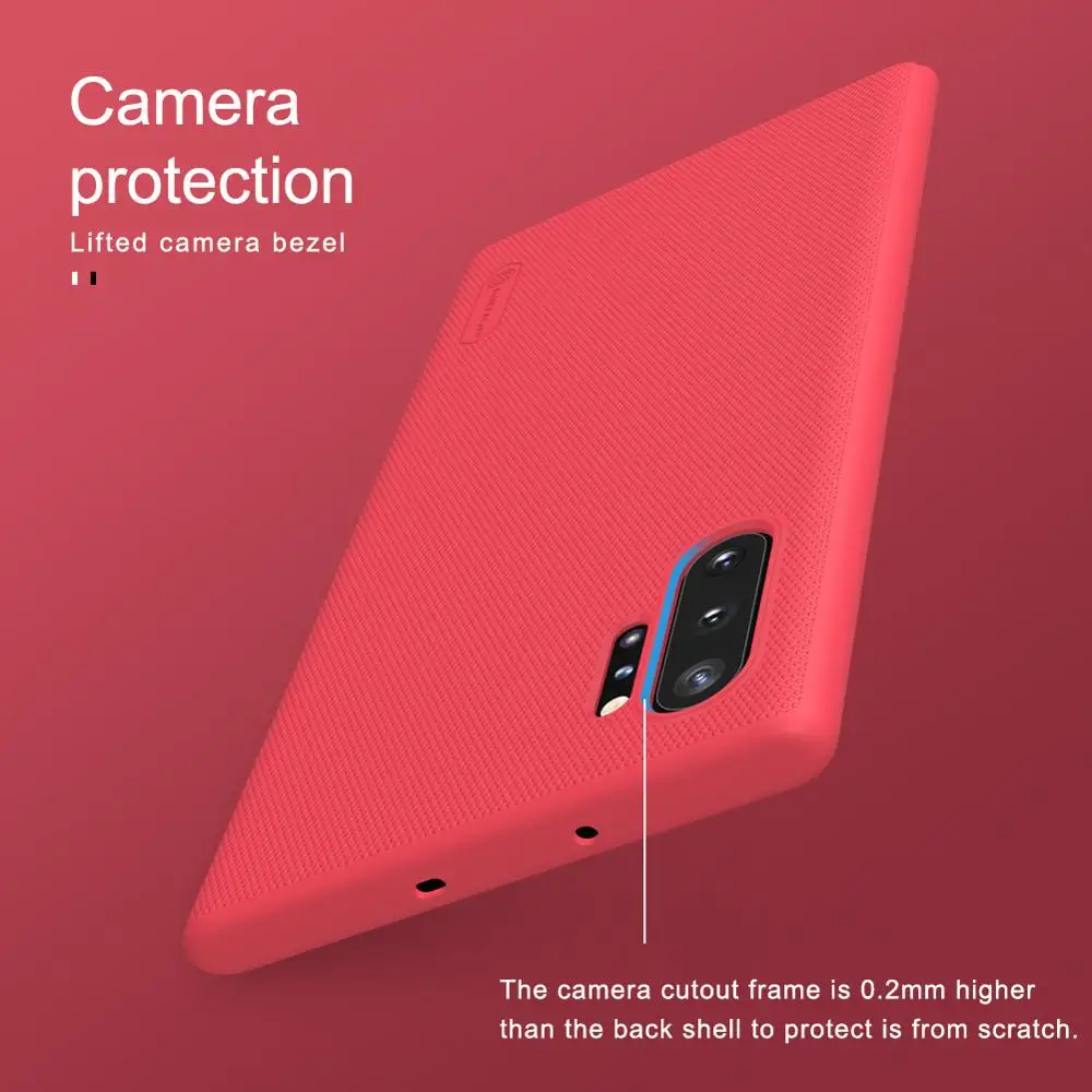 Чехол для Samsung Note 10 9 8 чехол S10 S9 S8 Plus Матовый Жесткий Nillkin из поликарбоната A10 A20 A30 A40