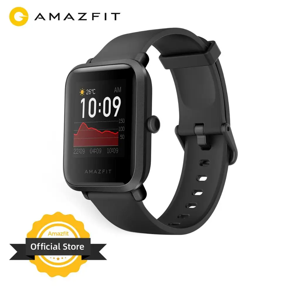 En Stock, 2020, Smartwatch Global Amazfit Bip S, 5ATM, resistente al agua, GPS integrado, reloj inteligente GLONASS Bluetooth para teléfono Android iOS|Relojes inteligentes|   - AliExpress