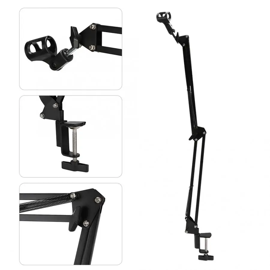 recording studio equipment NB-35 5/8inch Screws 360 Degrees Rotating Metal Microphone Bracket Kit for Capacitive Mic