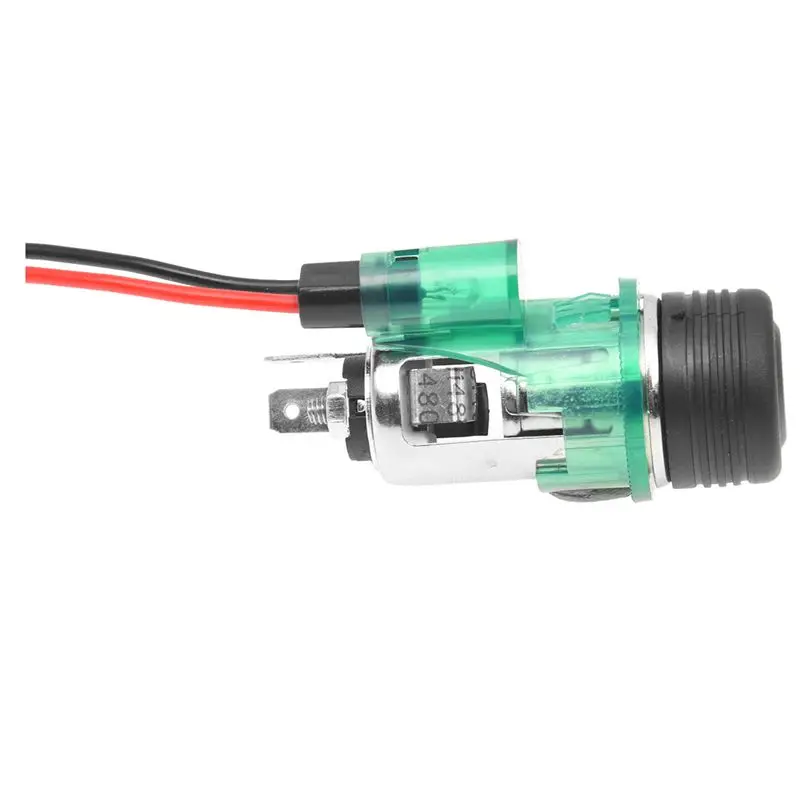 Топ-прикуриватель гнездо 12V DC зарядное устройство адаптер для автомобиля прикуриватель для мотоцикла