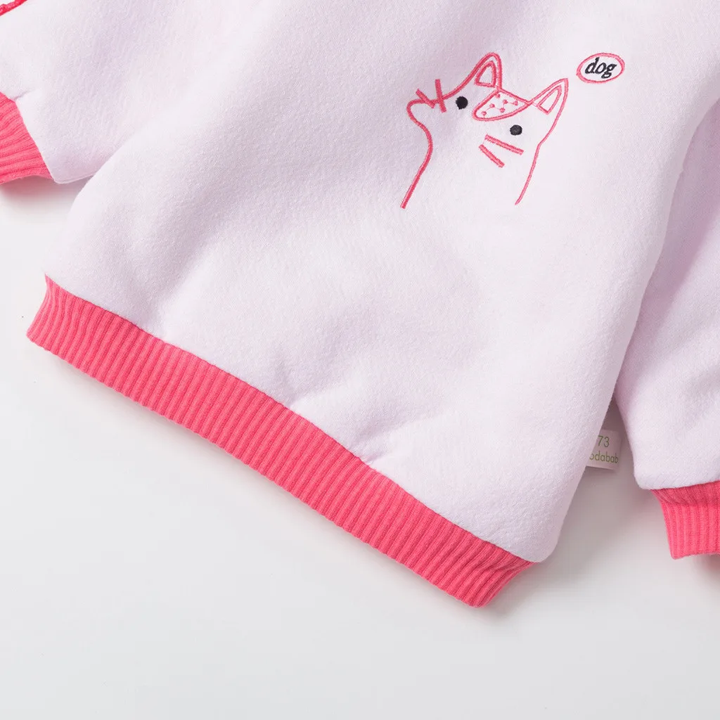 Детская осенняя одежда из 3 предметов зимние пальто для девочек, куртка детский плотный Снежный комбинезон с капюшоном+ штаны, одежда roupa infantil menina# SS