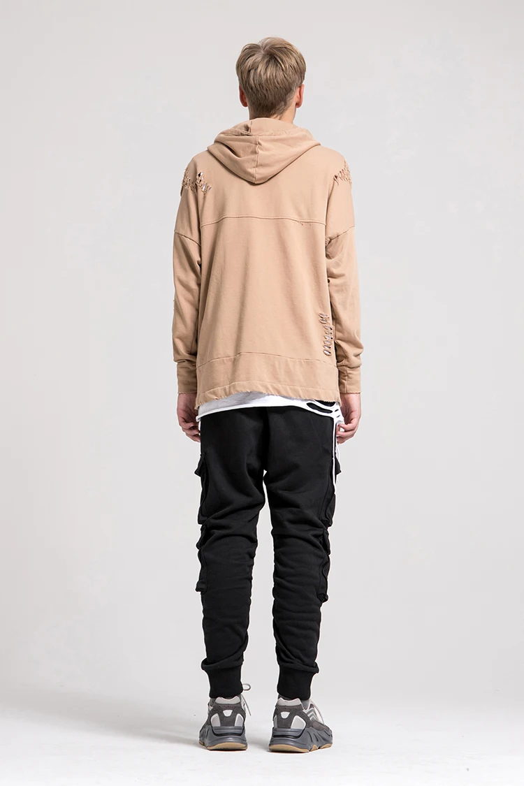 OSCN7 Loose Stripe Leisure Sweatpants Men Fall Fashion Streetwear Casual High Street Mens Pants Women Trousers 9620