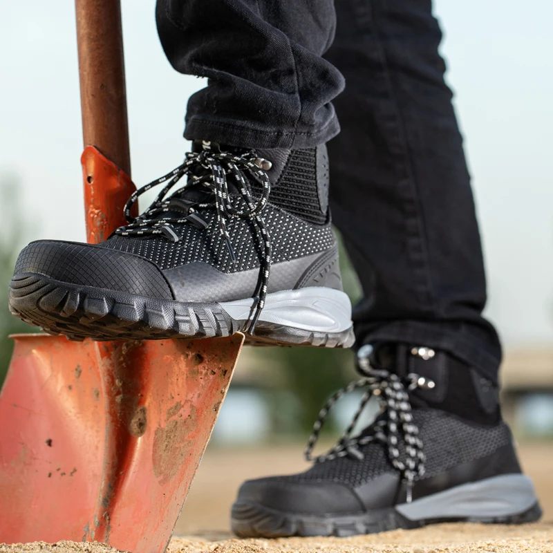 Botas de seguridad con acero para hombre, zapatos de indestructibles, prueba de perforaciones, 2022 _ - AliExpress Mobile