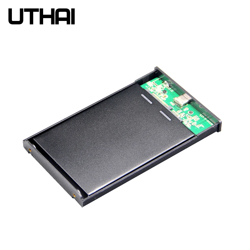 UTHAI G22 M.2 NGFF для SATA3 2,5 дюймов SSD адаптер коробка M2 твердотельный накопитель чехол M2 для SSD коробка алюминиевый сплав
