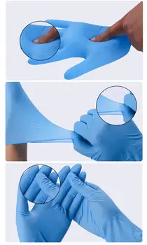 

100 pieces Disposable Latex Gloves protective gloves Waterproof Non-toxic Latex Gloves Finger Protector Unisex XS S M L XL