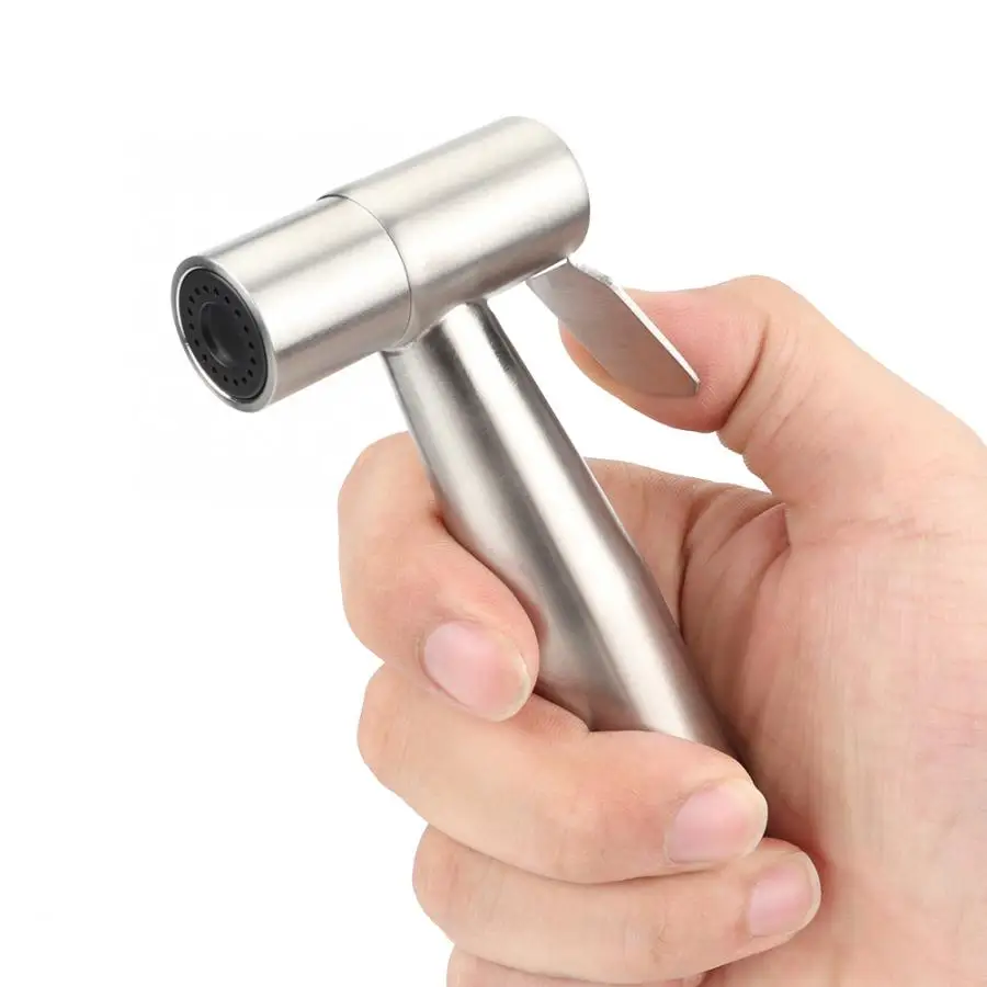 Household Bathroom Bidet Sprayer 304 Stainless Steel Handheld Shower Nozzle Toilet Bidet Spray Head toilet sprayer kit