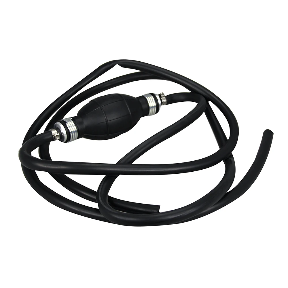 

8mm One-Way Anti-corrosive Durable Valve Rubber Bulb Pump with Fuel Gas Line Tubing Hose Valve for Gasoline Liquid and Gas