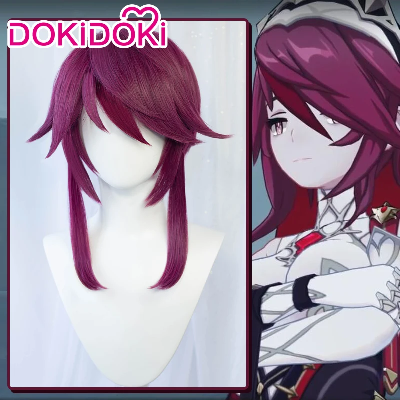 Dokidoki Game Genshin Impact Cosplay Halloween Rosaria Cosplay Wig Genshin Impact Rosaria Cosplay Hair Game Costumes Aliexpress