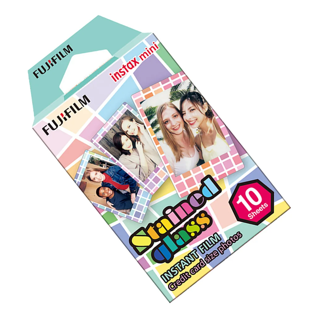 Fuji Fujifilm Instax Mini Instant Photo Paper Film For Fuji Instax Mini 8 9 70 7s 50s Stained Glass