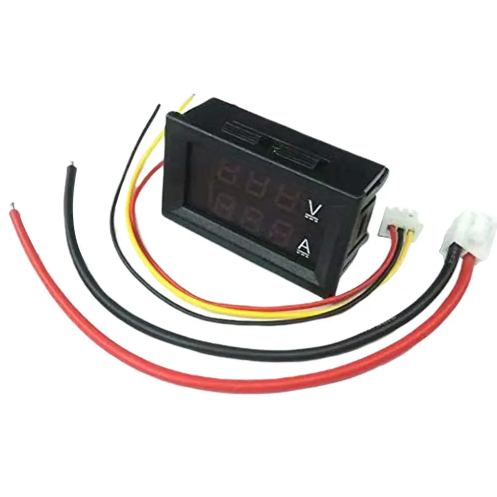 DC0-100V 100A Led Dc двойной дисплей цифровой измеритель напряжения и тока с тонкой настройкой цифрового напряжения Амперметр Прямая поставка