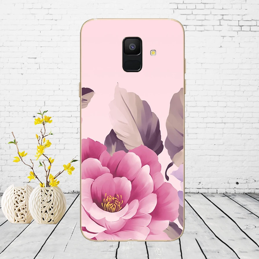 Силиконовый чехол для телефона samsung Galaxy A6 Dual SIM SM A600 A600F мягкая ТПУ задняя крышка для samsung A6 Plus A605 A605F - Цвет: B31