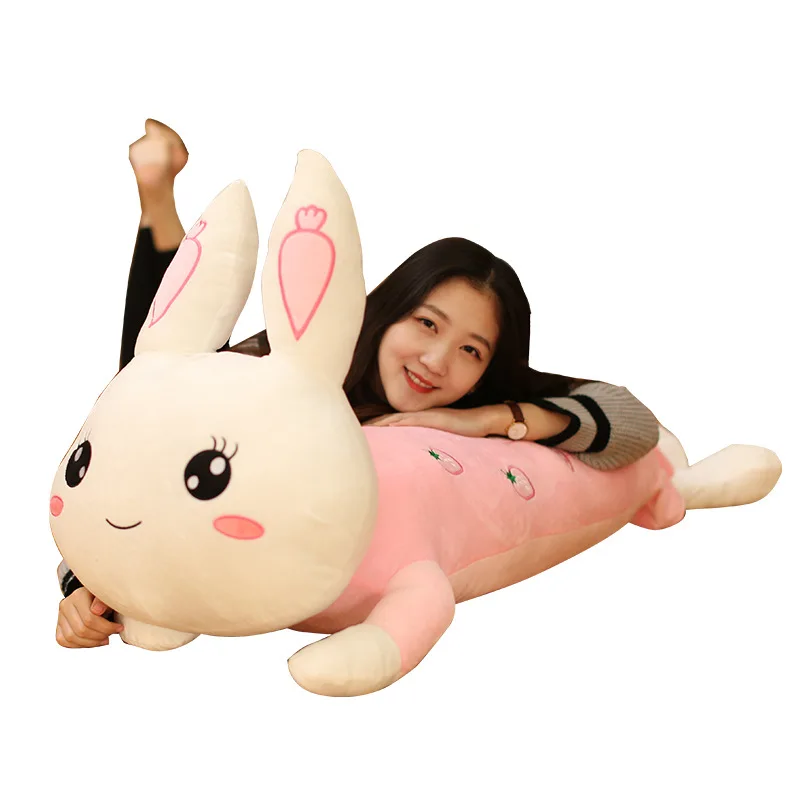 

Papa Love Small Lazy Strip Bolster Super Meng Doll for a Girlfriend Children-Doll Rabbit Plush Toys