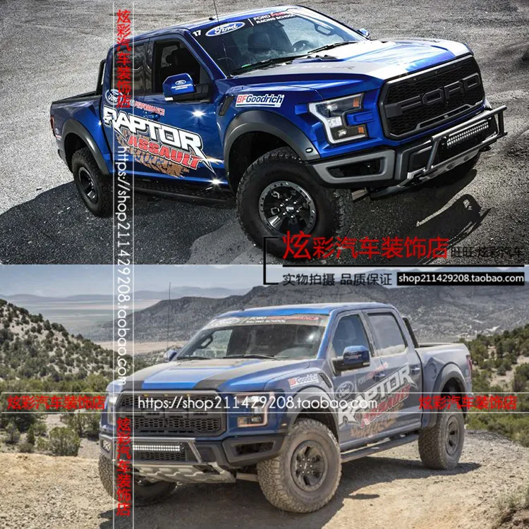 Автомобильные наклейки для Ford Raptor F150, внешний вид всего тела, модифицированные наклейки RANGER, автомобильные наклейки, внедорожные наклейки для кузова