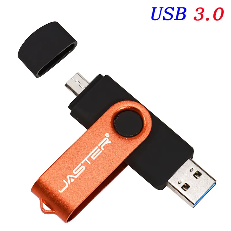 JASTER высокоскоростной флеш-накопитель USB3.0 OTG флеш-накопитель 128 Гб 64 Гб Usb Флешка 32 Гб 256 ГБ флеш-накопитель для Android смартфонов/ПК - Цвет: G