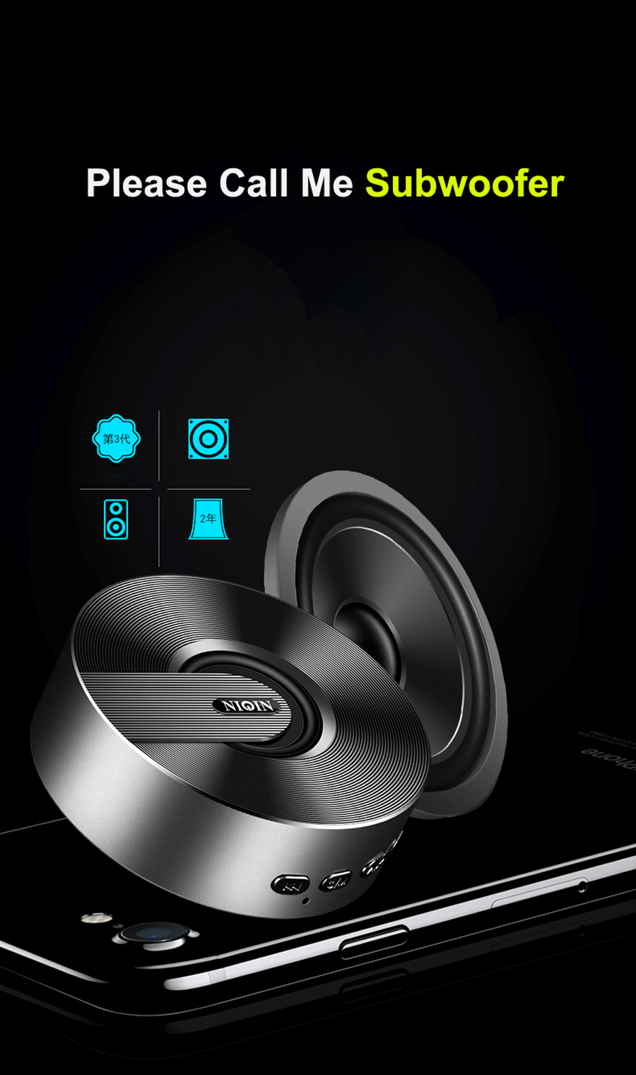 Мини Bluetooth динамик Портативный беспроводной громкий динамик Бас Звук музыка открытый маленький динамик Поддержка макс 32 TF карта