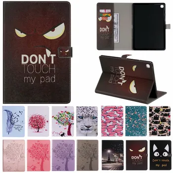 

Cartoon Pattern PU Leather Case With Card Slots For iPad Air 2 Case Folio Stand Protector Skin For iPad Air Air 2 9.7 inch Cover