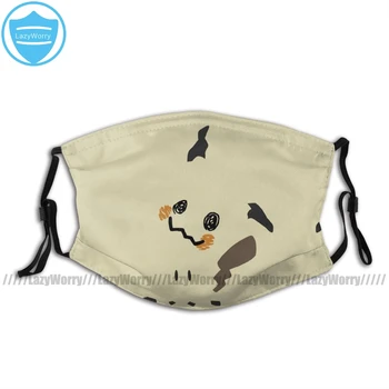 

Pikachu Mouth Face Mask Mimikyu Facial Mask Cool Fashion with 2 Filters for Adult