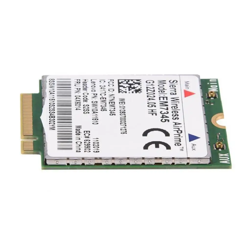 Беспроводная сетевая карта для ноутбука lenovo EM7345 LTE 4G, модуль FRU: 04X6014 T450 X250 X240 T440 L440 X1