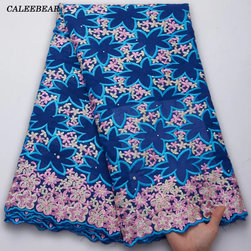 

2022 нигерийские кружевные ткани, вышивка, Высококачественная африканская кружевная ткань, хлопковая ткань, швейцарская вуаль, сухие кружева в Швейцарии S2765