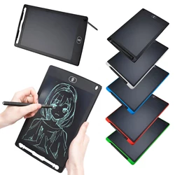 Tablette d'écriture LCD pour enfants, planche à dessin électrique, graphique numérique, Pad de dessin avec stylo 12/10/8 pouces UY8 