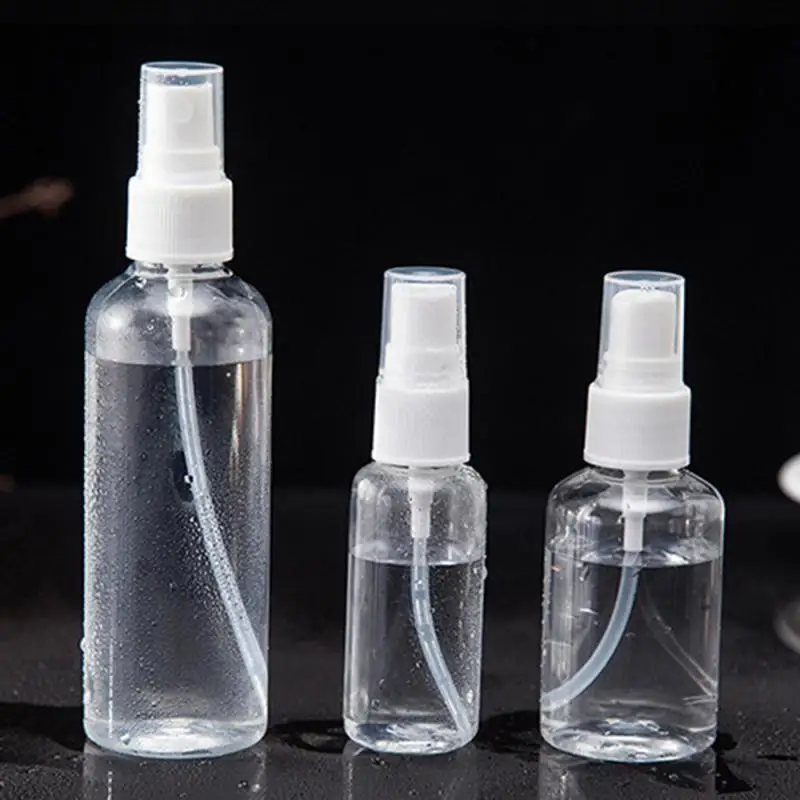30-200ml Portable Plastic Spray Bottle Transparent Makeup Moisture Atomizer Pot Fine Mist Sprayer Garden Plant Watering Tools-2