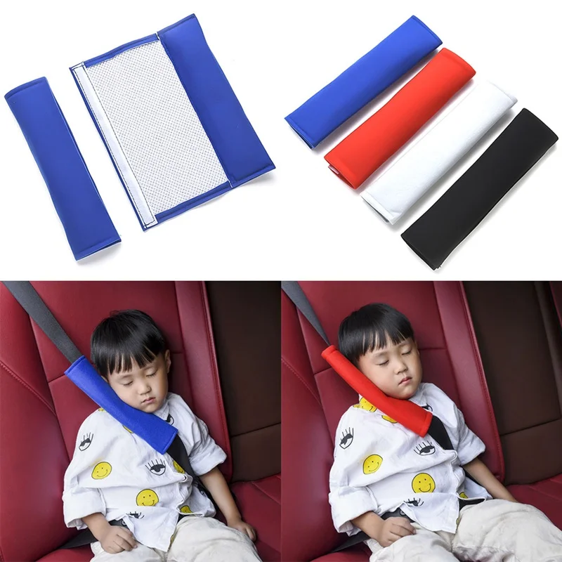 2 Pcs Car Auto Safety Seat Belt Cotton Shoulder Pad Seatbelt Protection Cover Pillow For Child Car-Styling Interior Parts | Автомобили и