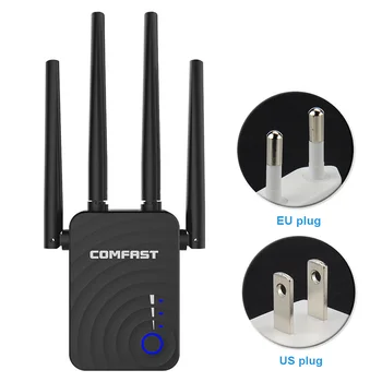 

WR754AC Internet Office 1200M WIFI Range Extender Amplifier Home Wireless Repeater Signal Booster Network Stable Dual Band