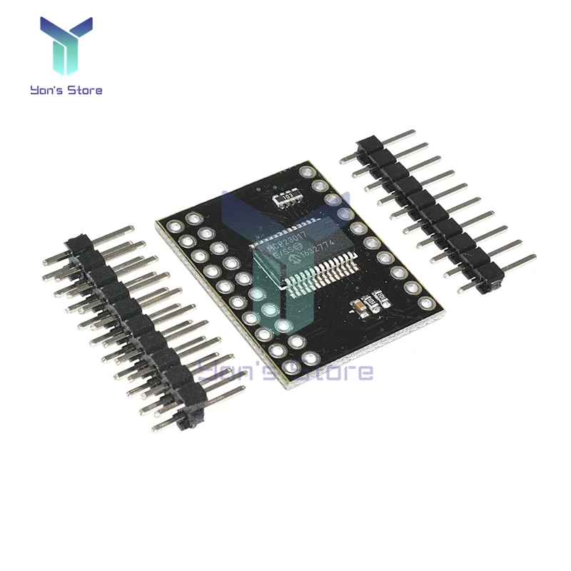 

MCP23017 Serial Interface Module IIC I2C SPI MCP23S17 Bidirectional 16-Bit I/O Expander Pins 10Mhz Serial Interface Module