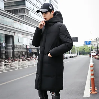 

MRMT 2020 Brand Winter Men's Jackets Down Cotton Overcoat for Male Middle and Long Style Warm Young Jacket Clothing