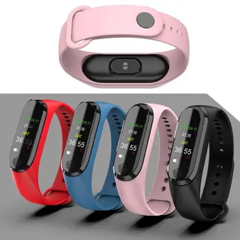 

Waterproof Thermometer Watch Body Temperature Measurement Smartband With Time Date Display for Baby Kids Adults Students