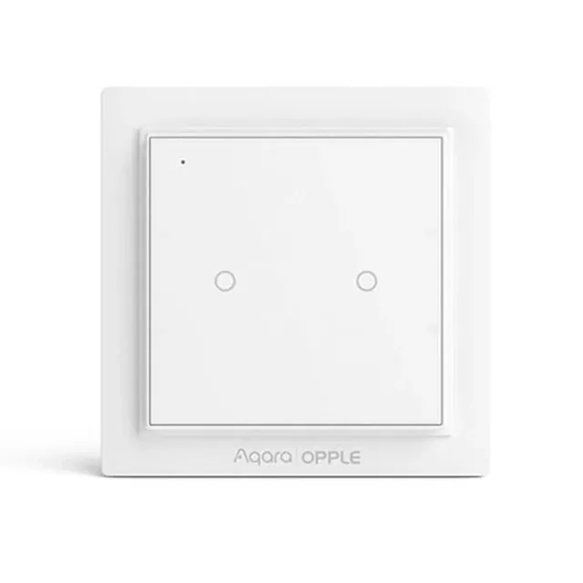 Xiao mi jia Aqara OPPLE Беспроводная международная версия Smart Switch работает с mi home app для Apple HomeKit - Цвет: double buttons