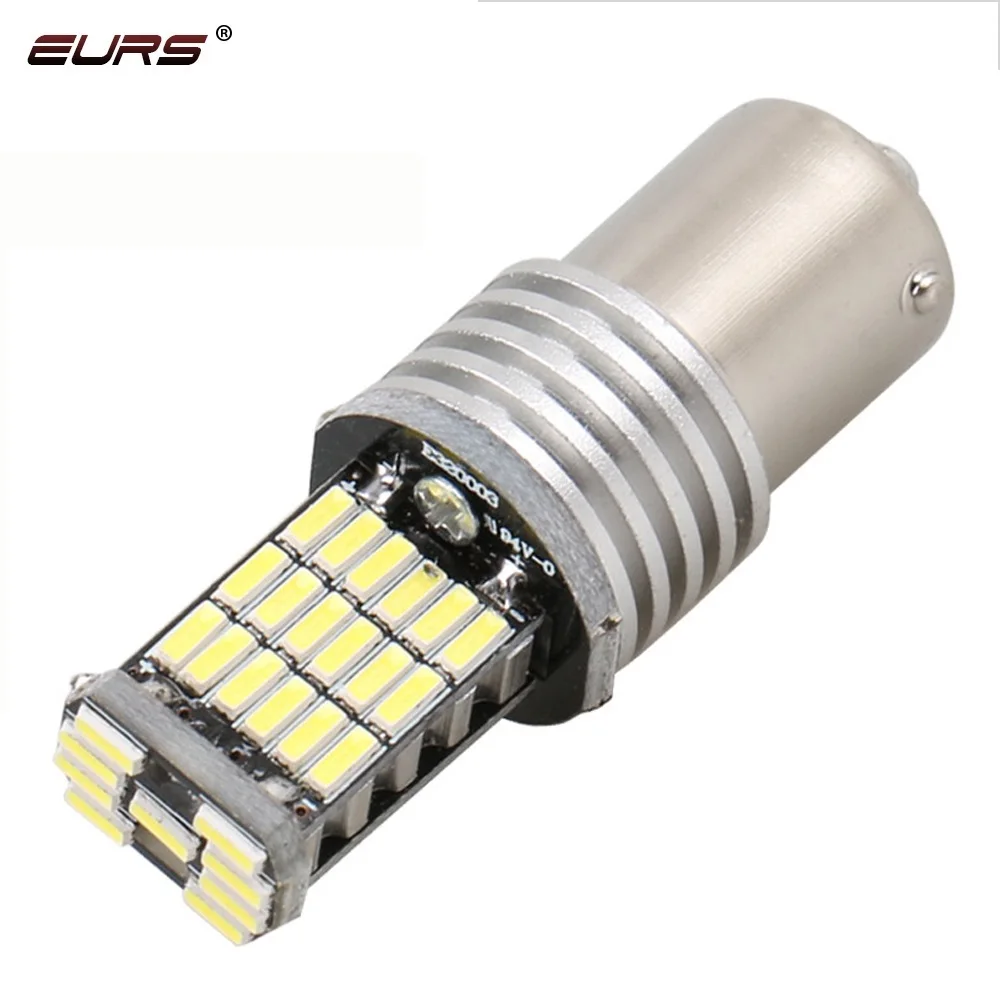 Светодиодсветодиодный лампы для заднего хода EURS 2 шт. T20 T15 W16W Canbus 1156 920 921