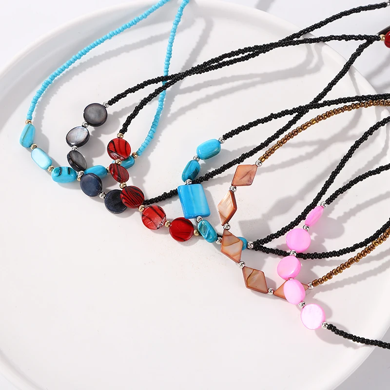 

Glass Beaded Shell Eyeglass Straps Sunglasses Holder with Pieces Silicone Loop Glasses Chain Mask Rope Windproof Hood Strap
