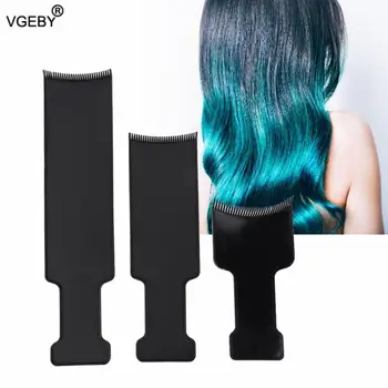 

1PC Black Professional Plastic Salon Hair Coloring Dyeing Board Plate For Barber Hairdresser Design Styling Tools Accessories