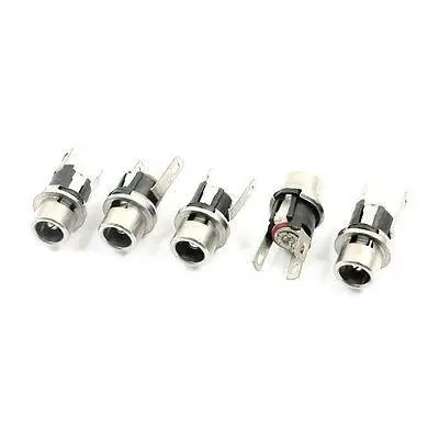 

5Pcs 3Pin 5.5mmx2.5mm DC Power Jack Socket Female Connector Adapter