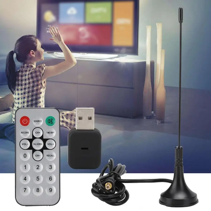 Мини USB DVB-T USB 2,0 usb-модем для ТВ WLB цифровой видео вещания Запись Цифровой Видео Запись