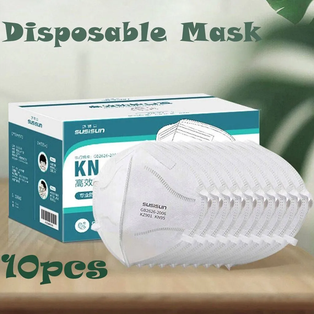 

10Pcs Face mask High Quality Dust-proof Anti-viru Smog Disposable Mask Thicken 5 Protection mascarilla